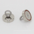 Super Strong Double Sides Round Neodymium Magnet Fishing Magnet with Eyebolt